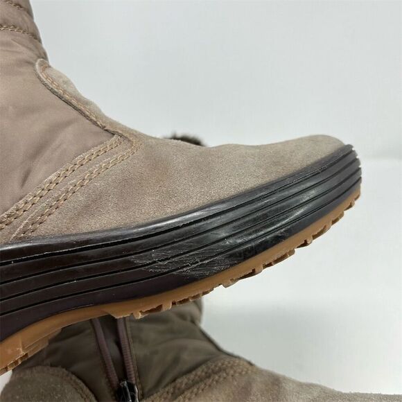 Pajar Women's Taupe Brown Knee High Snow Boots Size 38 (US 7) Waterproof Winter - Picture 13 of 15